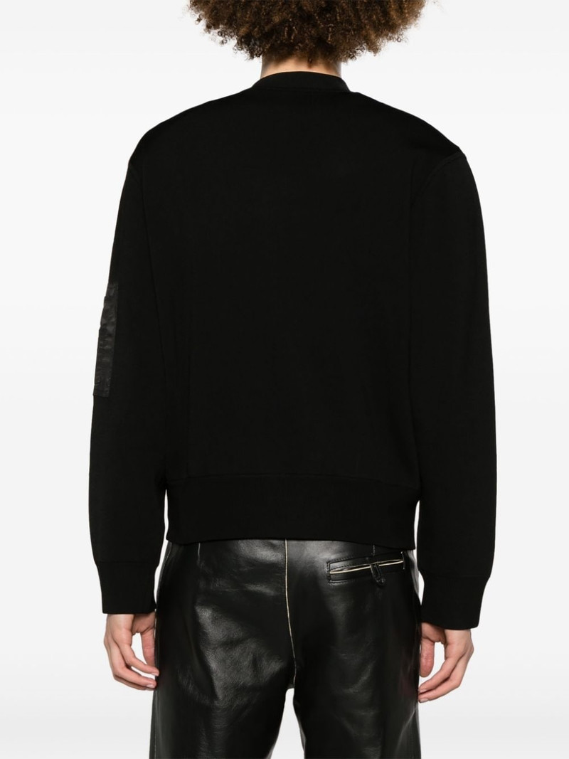 zipped ribbed-knit cardigan 4