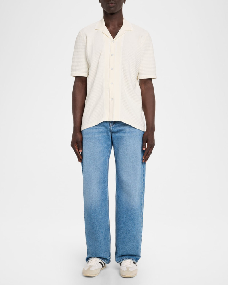 rag & bone Men & apos;s Zuma Ottoman Stitch Short-Sleeve Shirt outlook