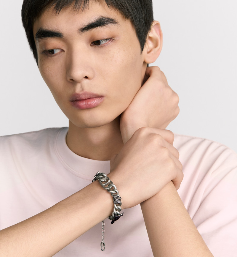 Dior Dior Black Star Chain Link Bracelet outlook