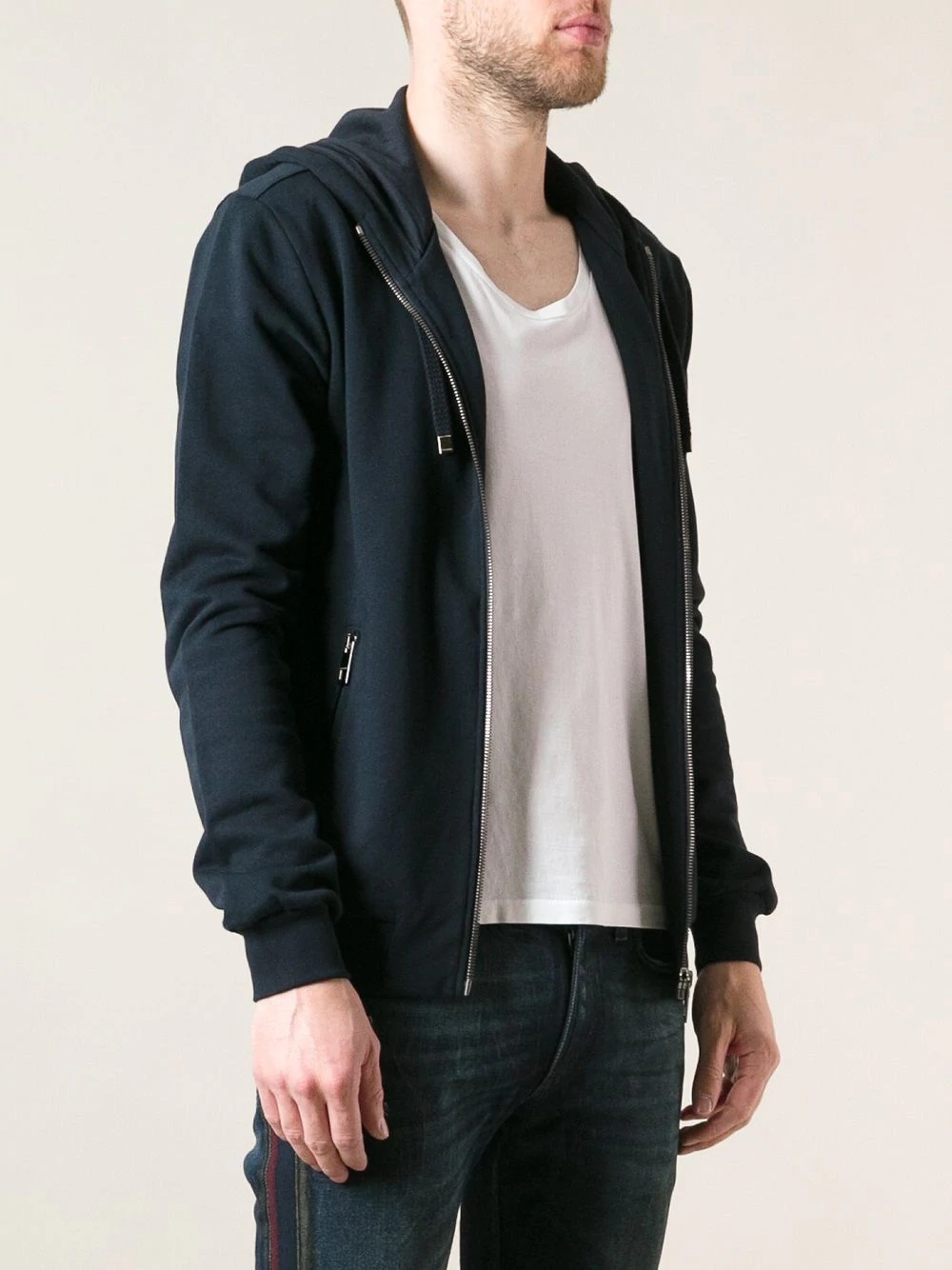 hooded cardigan - 3