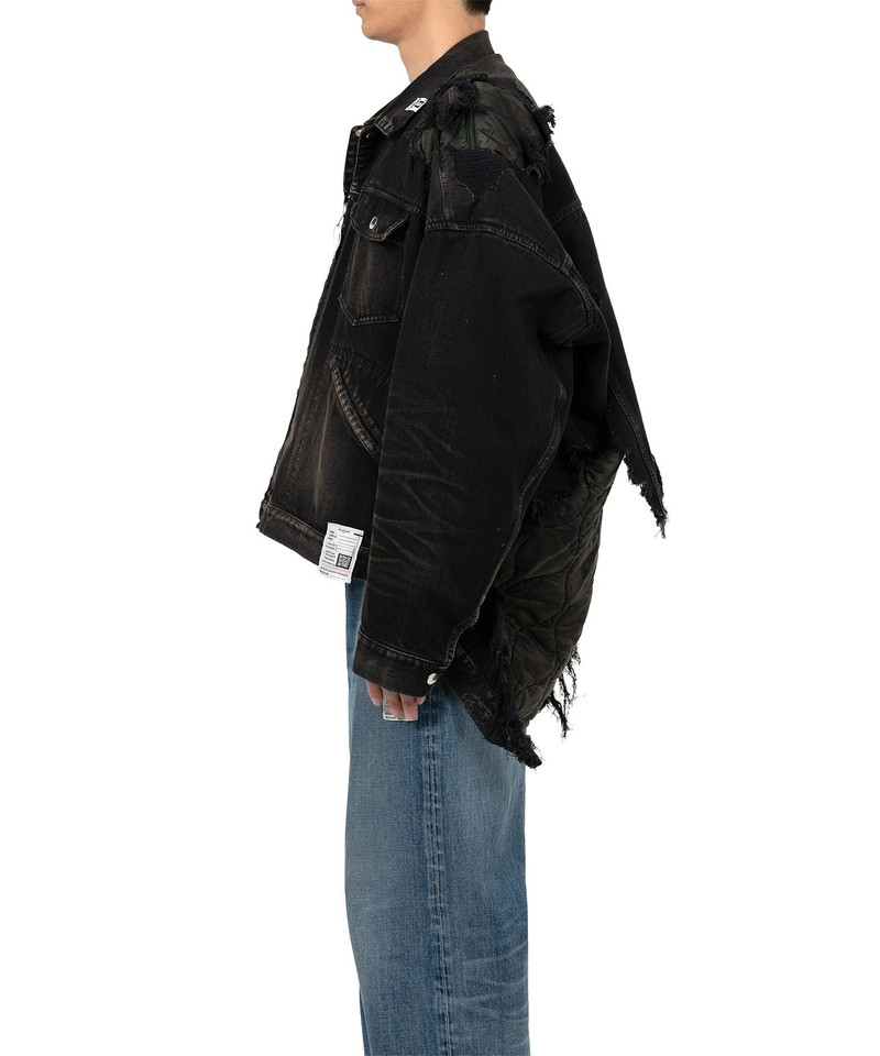Military Jacket Layered Denim Jacket 4