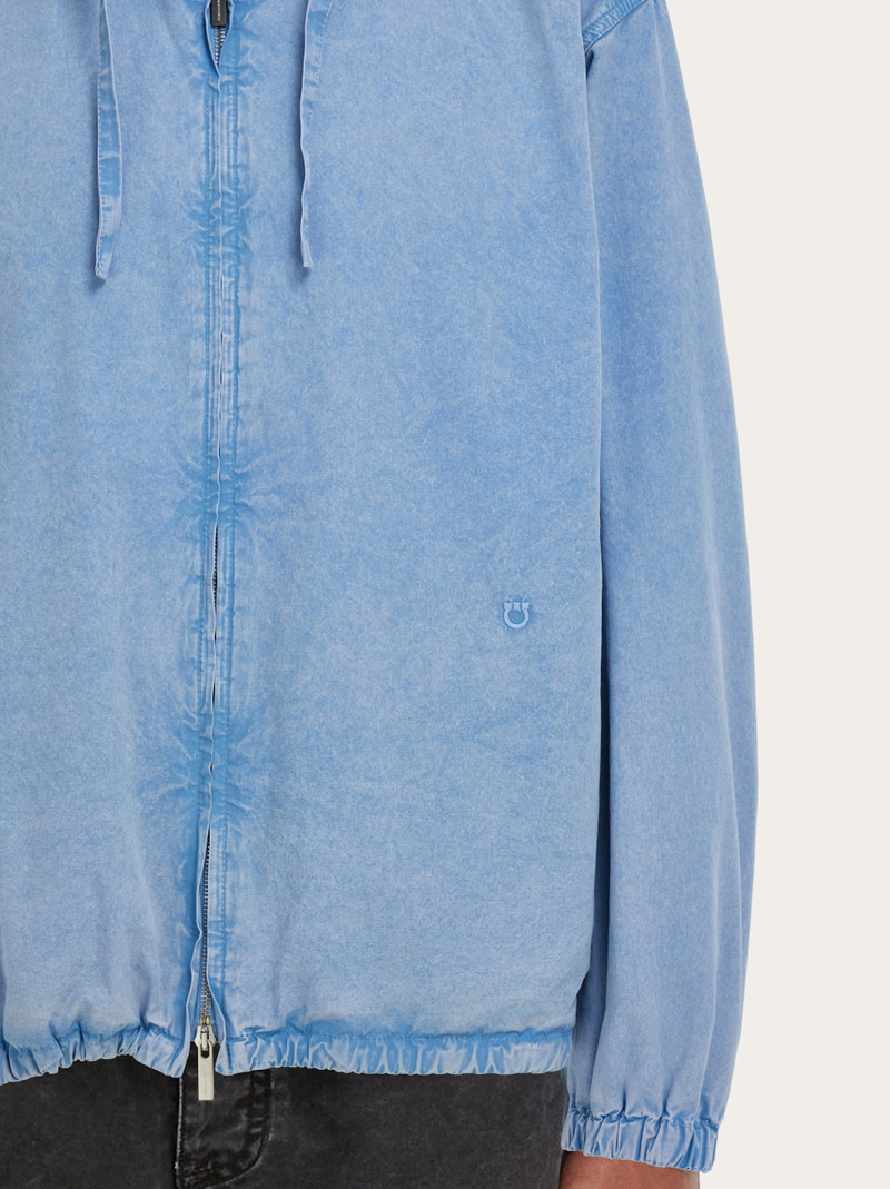 Cotton and silk blouson 4
