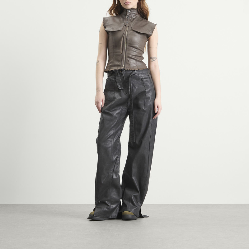 OTTOLINGER Ottolinger Glazed Denim Zip Top outlook