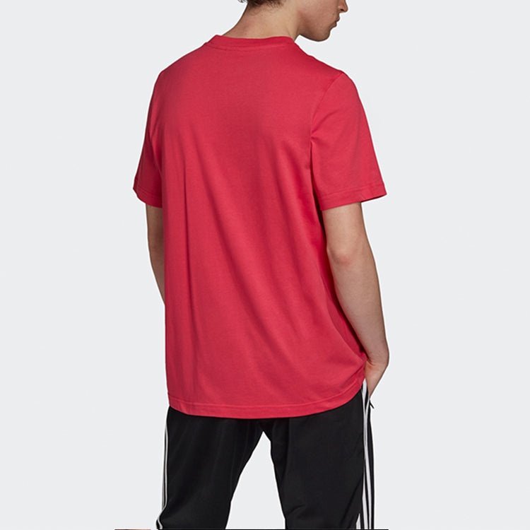 adidas originals Trefoil Logo Short Sleeve Red GF4097 - 4