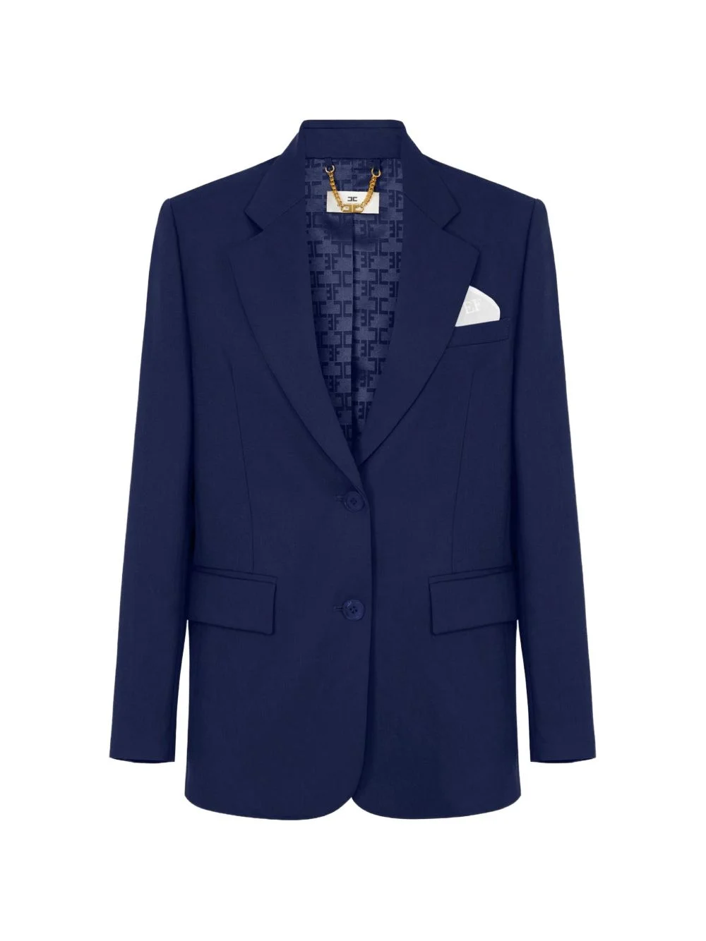 jacket in gabardine fabric - 1