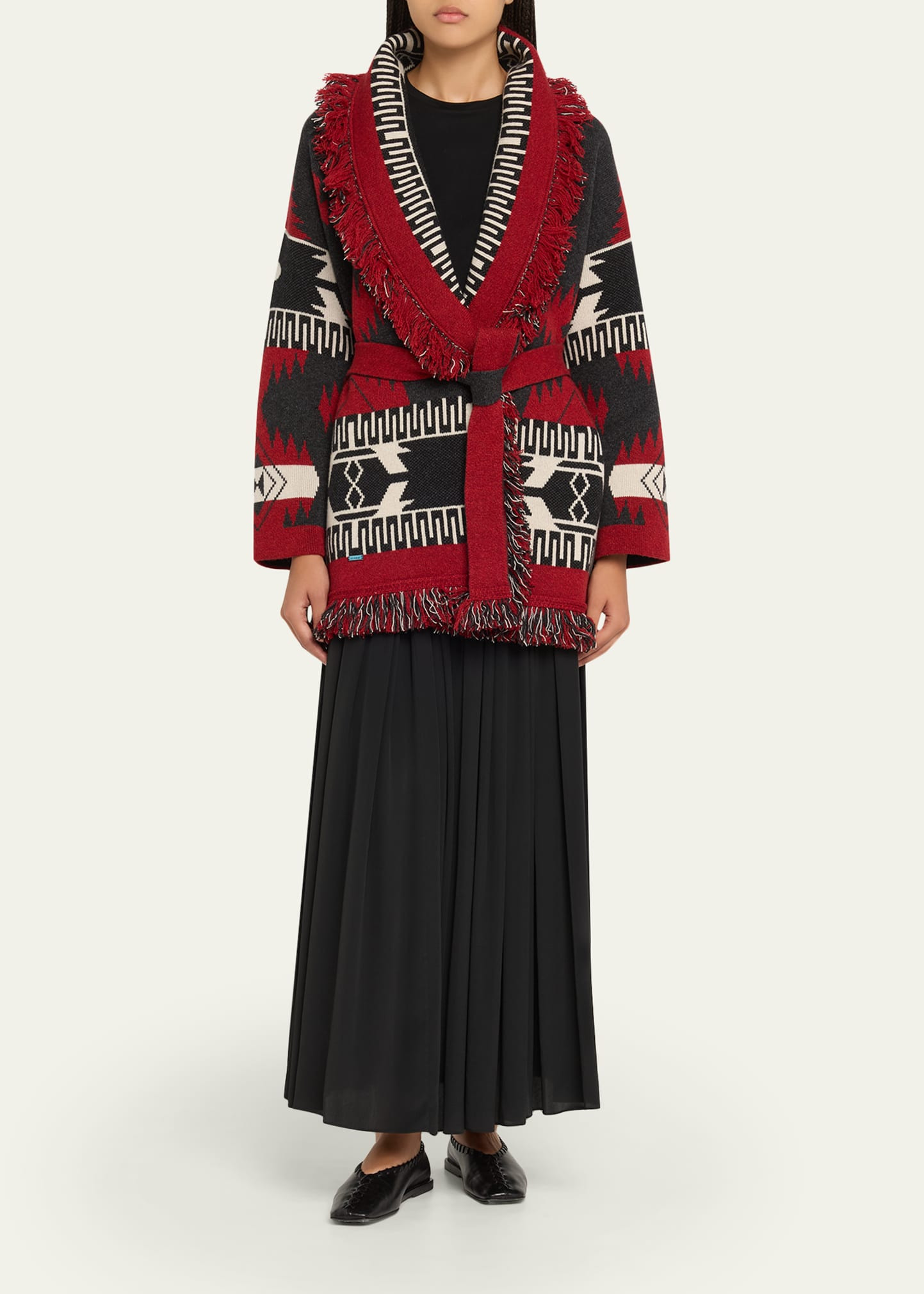 Icon Jacquard Cashmere Cardigan - 2