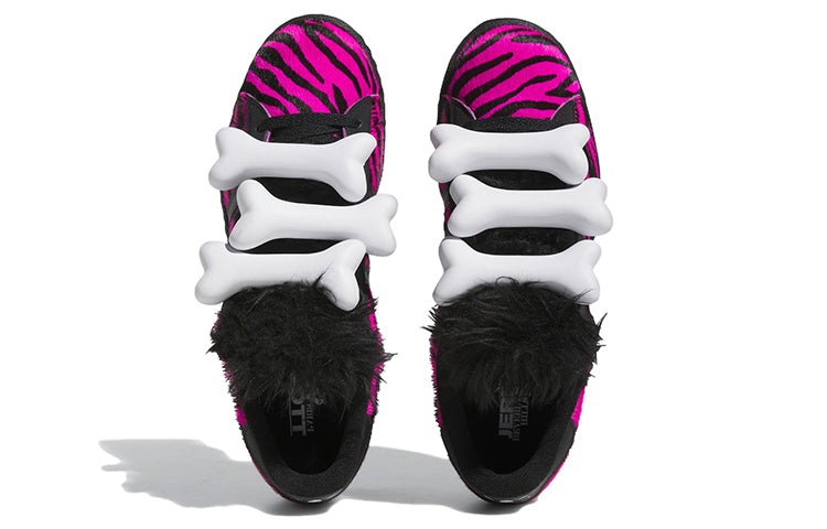 adidas Campus 80s x Jeremy Scott x 'Bones - Pink Zebra' HQ4494 - 5