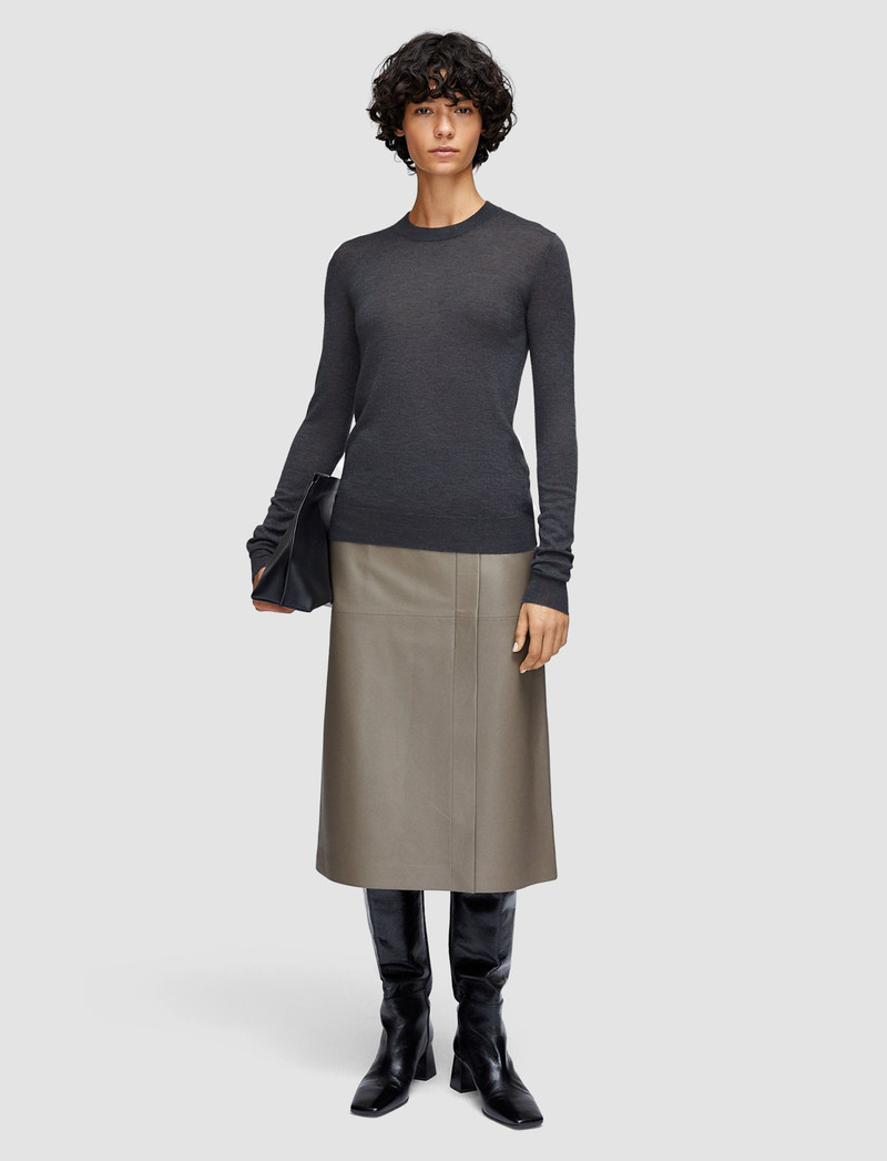 JOSEPH Cashair Round Neck Jumper outlook