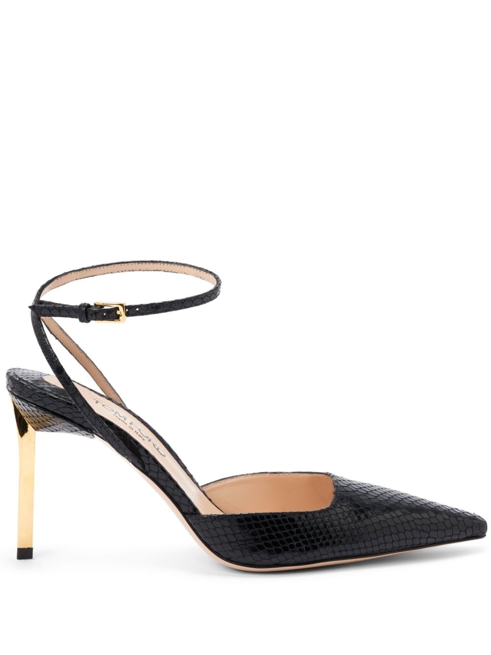 85mm embossed pumps - 1