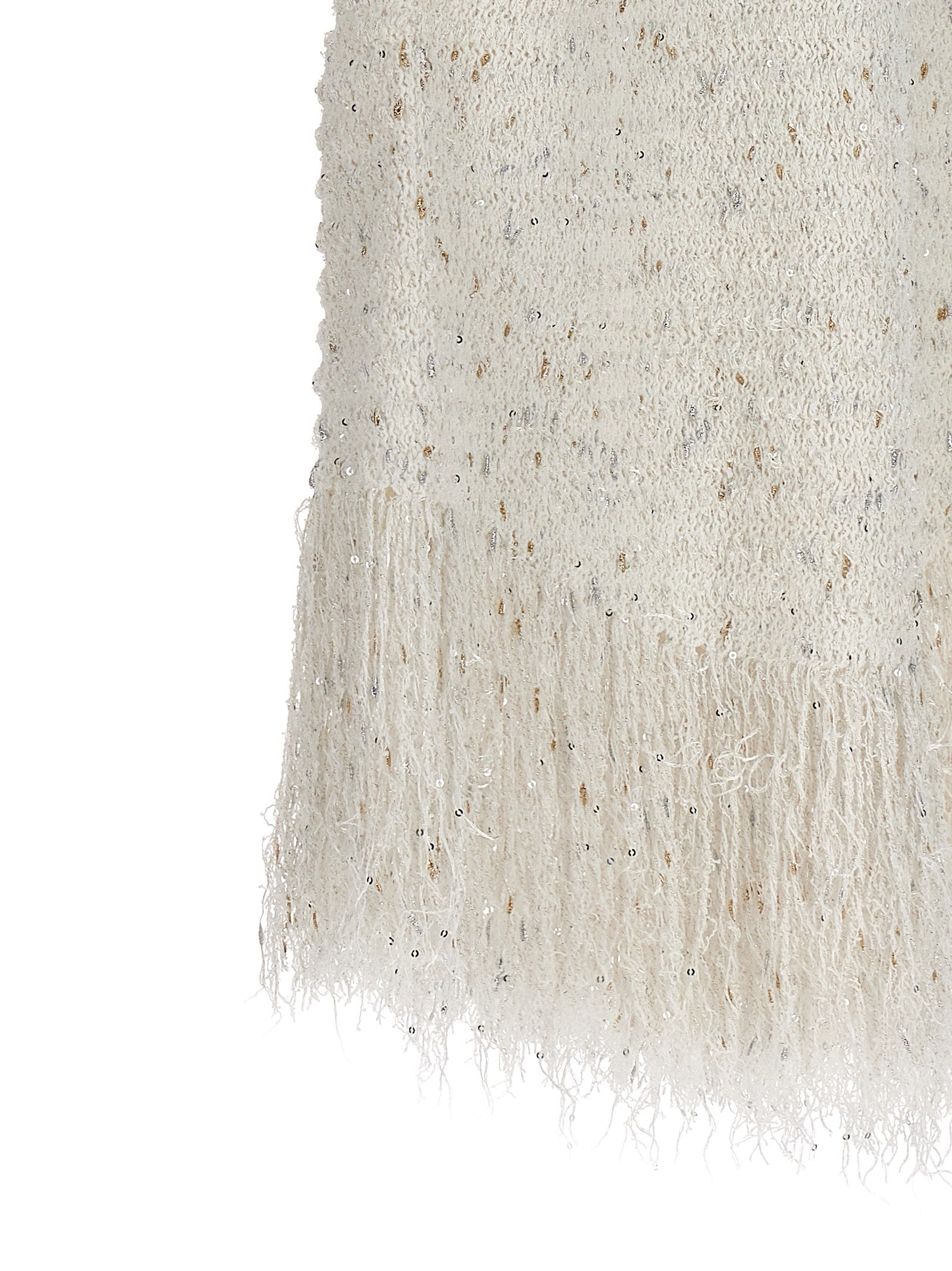 Balmain 'Fringed Tweed' Dress - 4