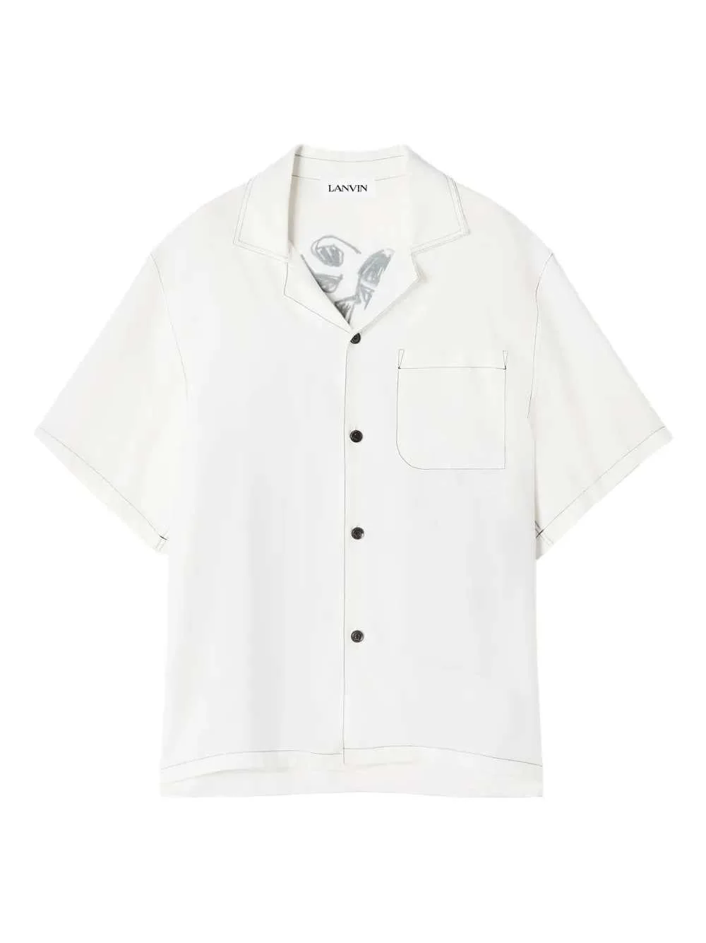 Lanvin Men Graphic Print Shirt - 1