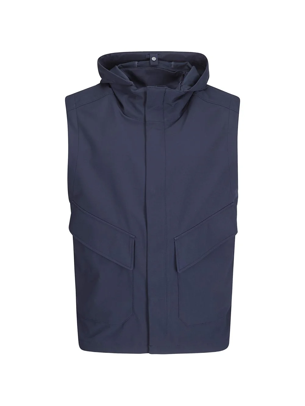 hooded gilet - 1