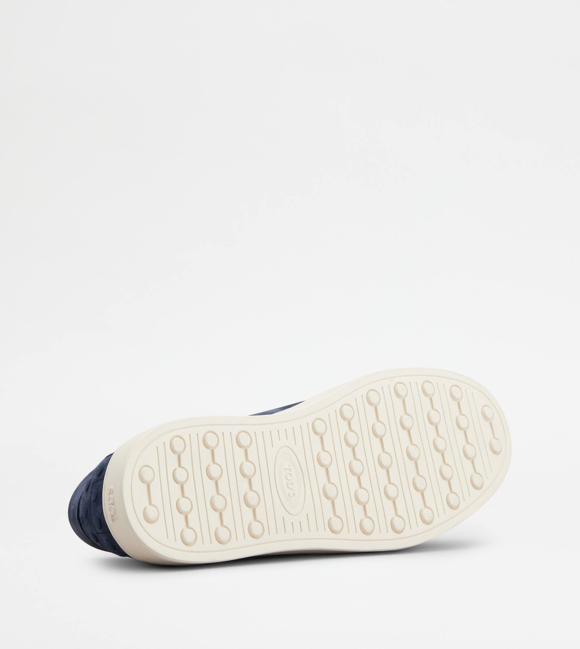 SNEAKERS IN NUBUCK - BLUE - 4