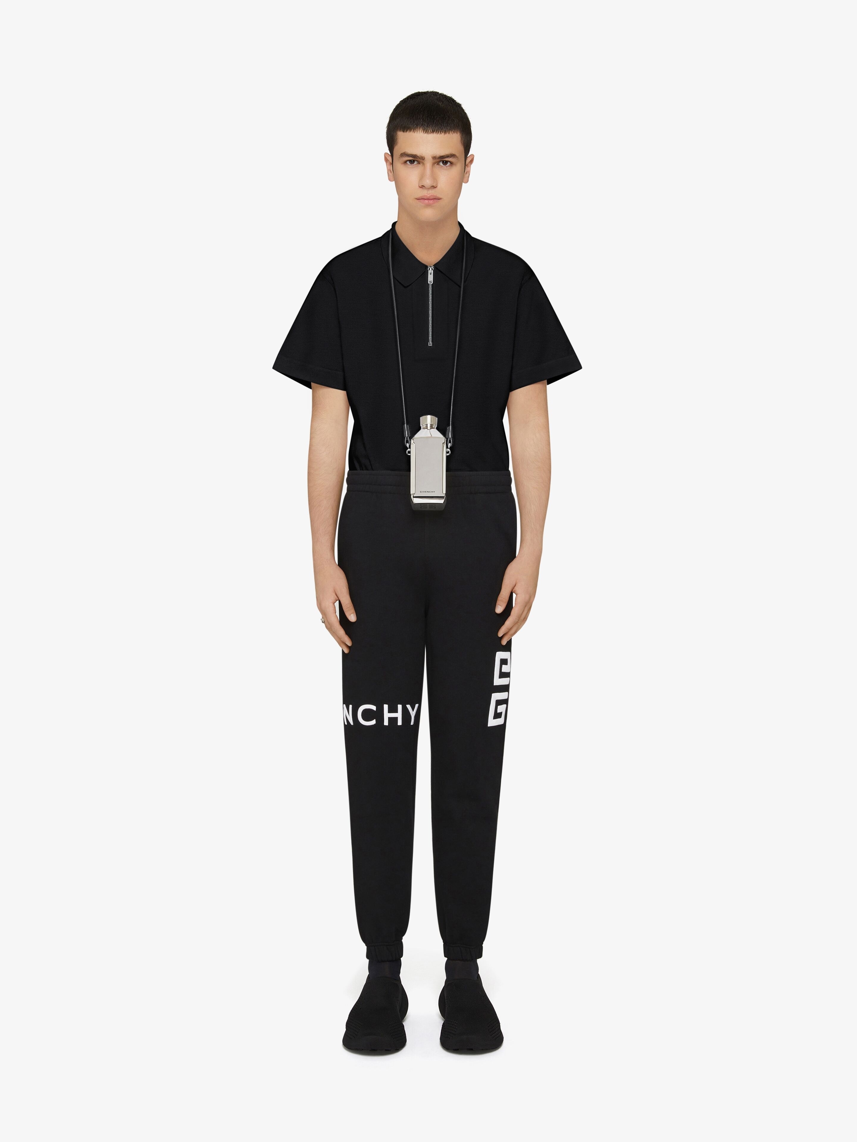 ZIPPED POLO SHIRT IN COTTON - 2