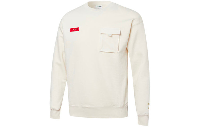 PUMA PUMA Unisex CNY Yott Graphic Crew Printing Round-neck Sweatshirt White 534740-65 outlook