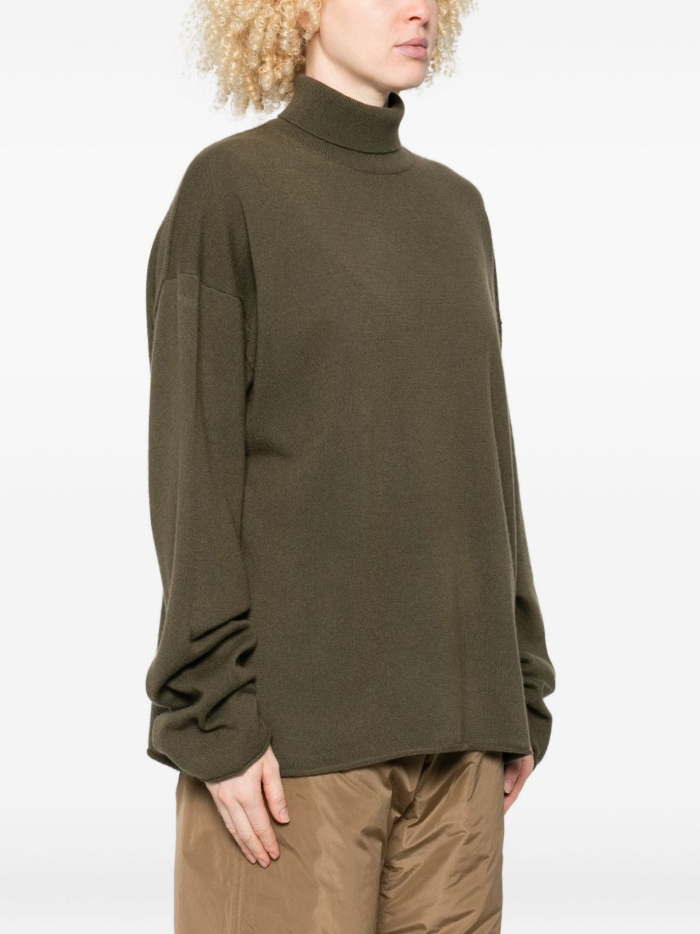 Marchi turtleneck cashmere sweater - 3