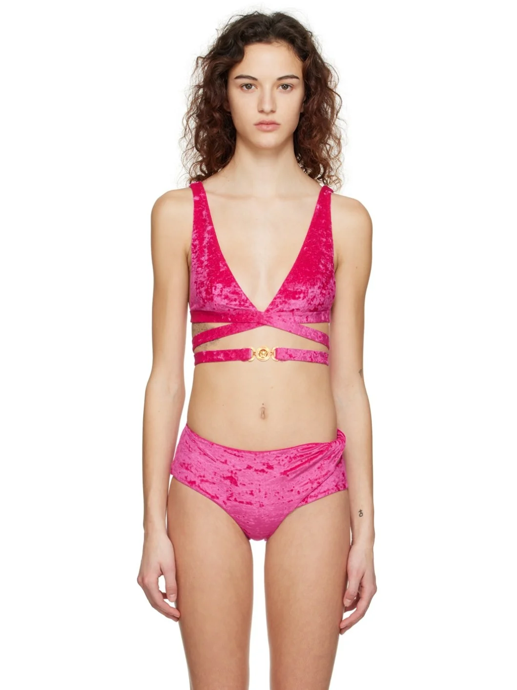 Pink Medusa Biggie Bikini Top - 1