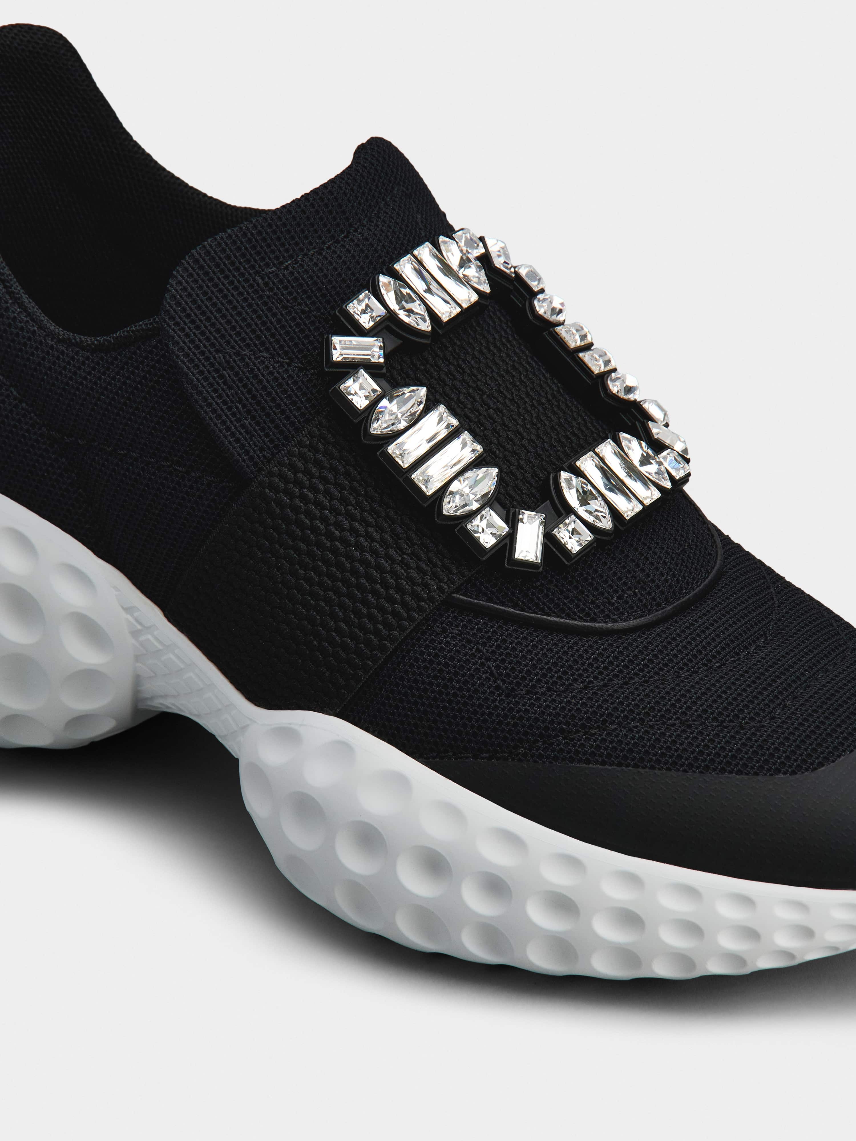 Viv' Run Light Strass Buckle Sneakers in Fabrics - 8
