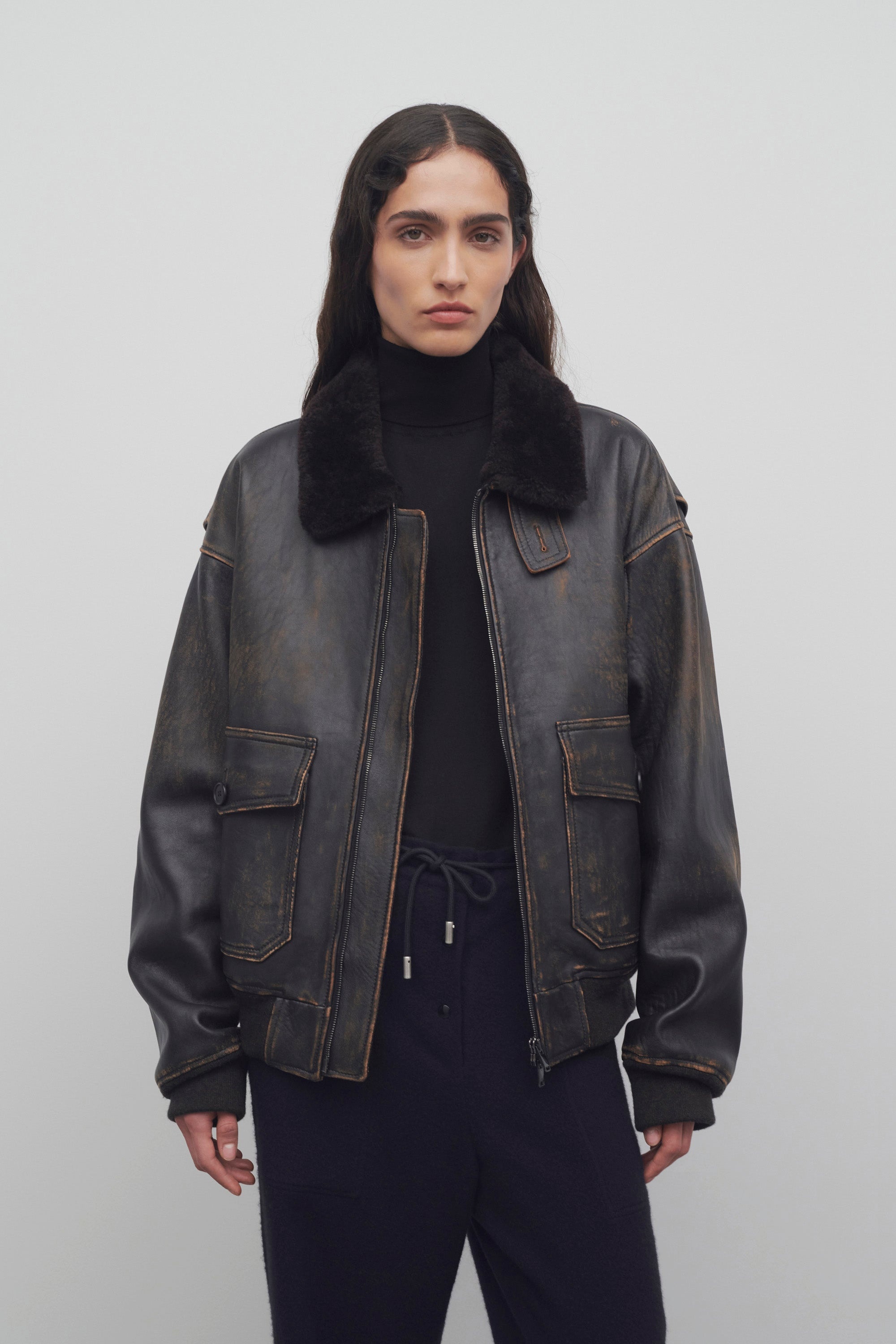 Adonis Jacket in Leather - 3