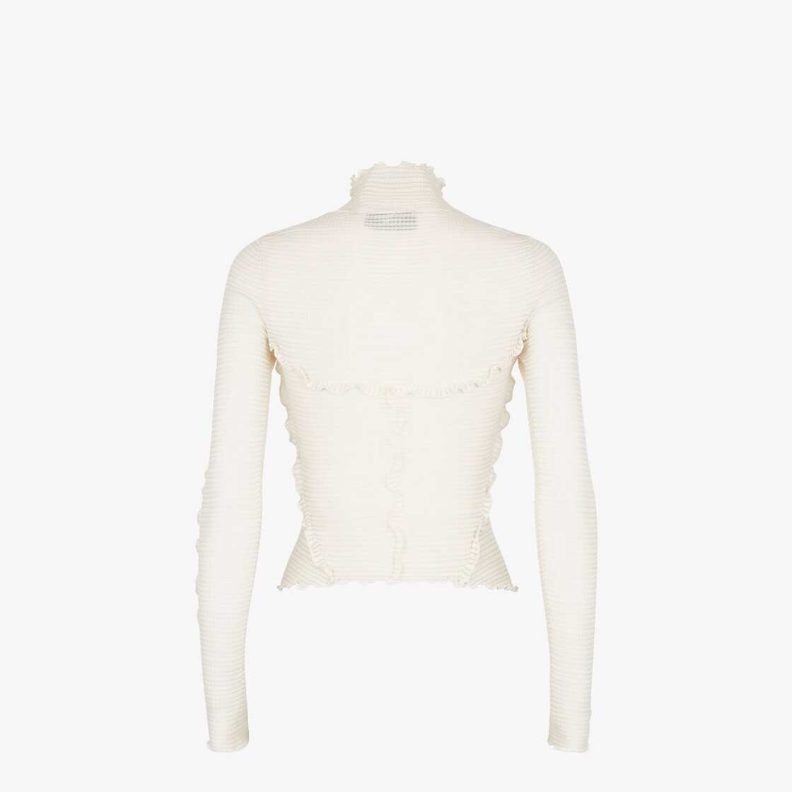 White silk and nylon sweater - 2