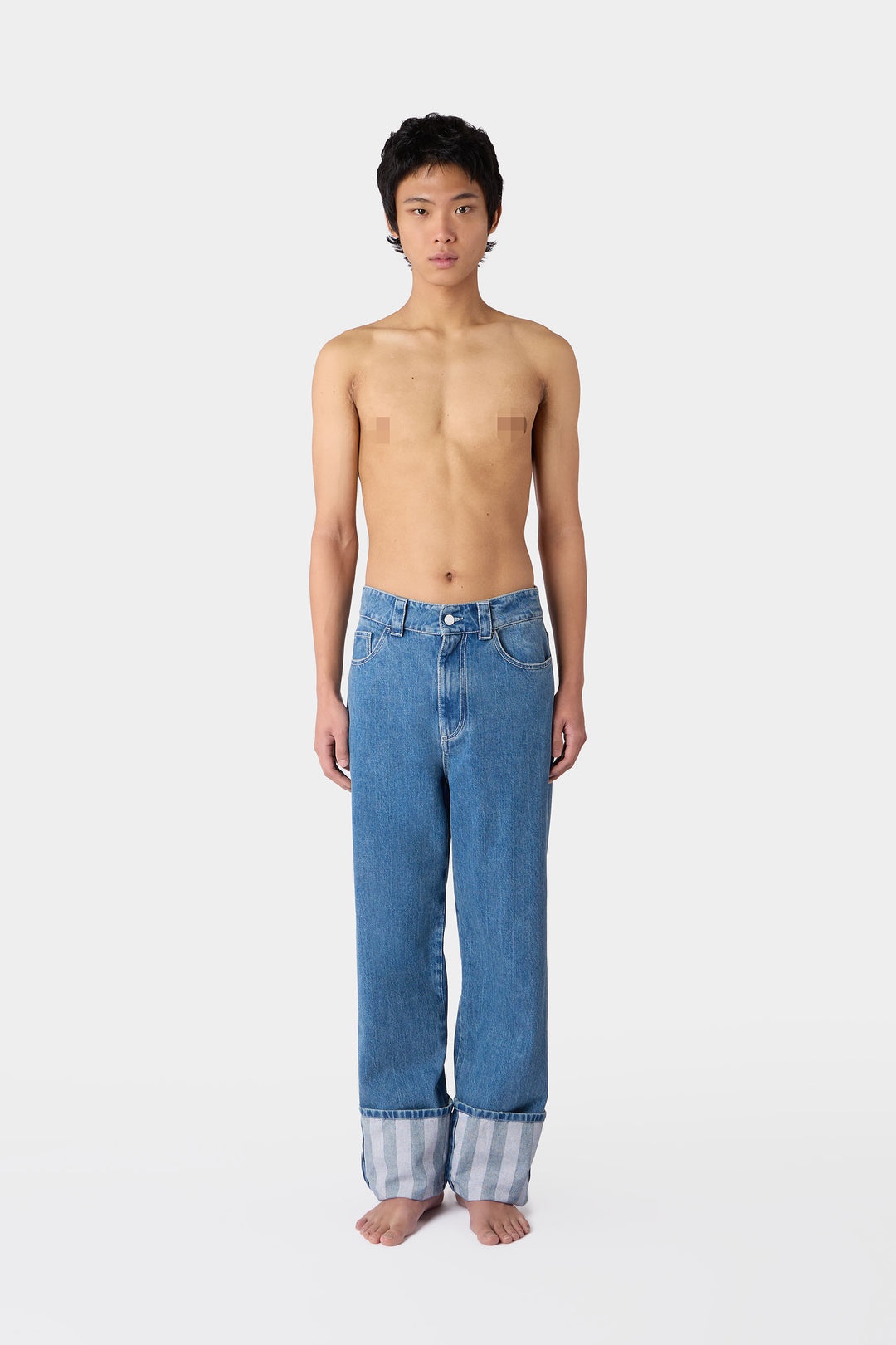 BELLIDENTRO PANTS / light washed denim - 3