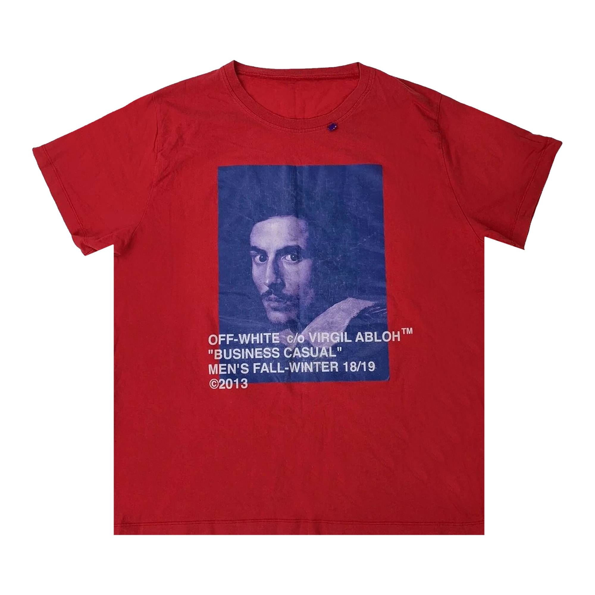 Off-White x MCA Figures of Speech Bernini T-Shirt 'Red' - 1