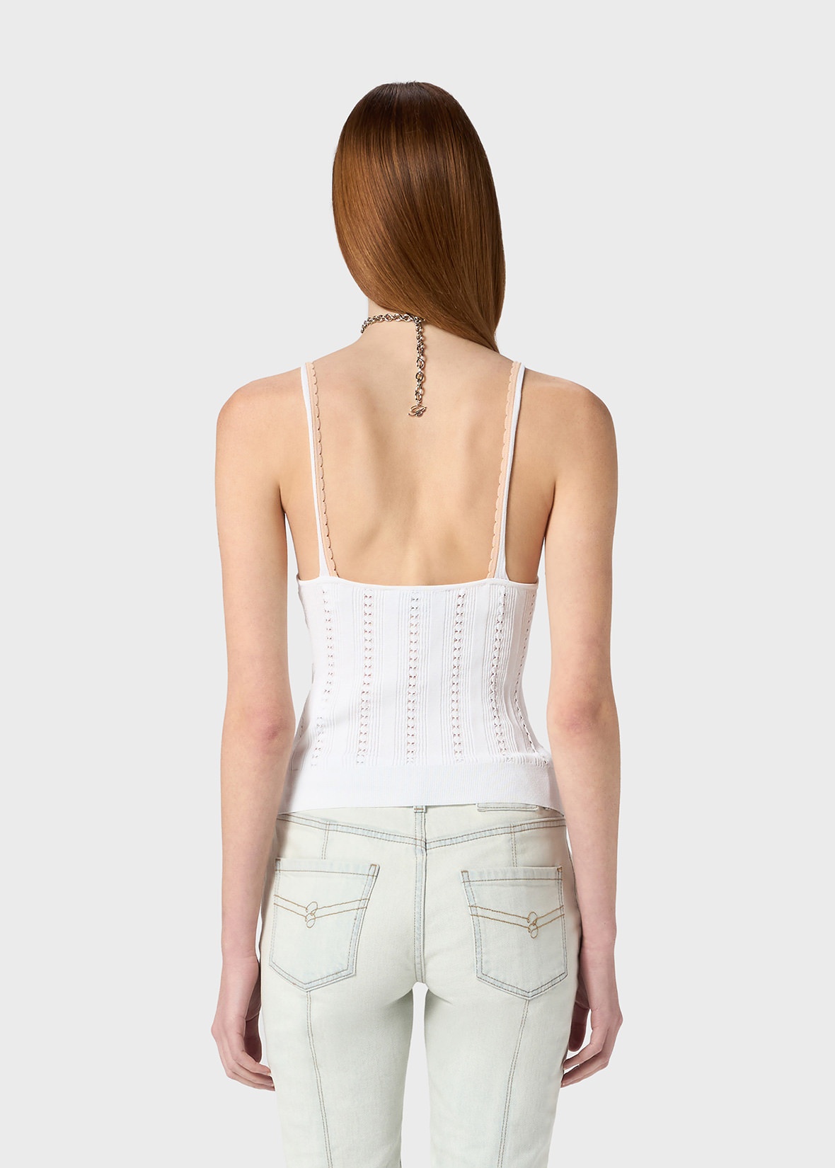PERFORATED KNIT TOP - 4