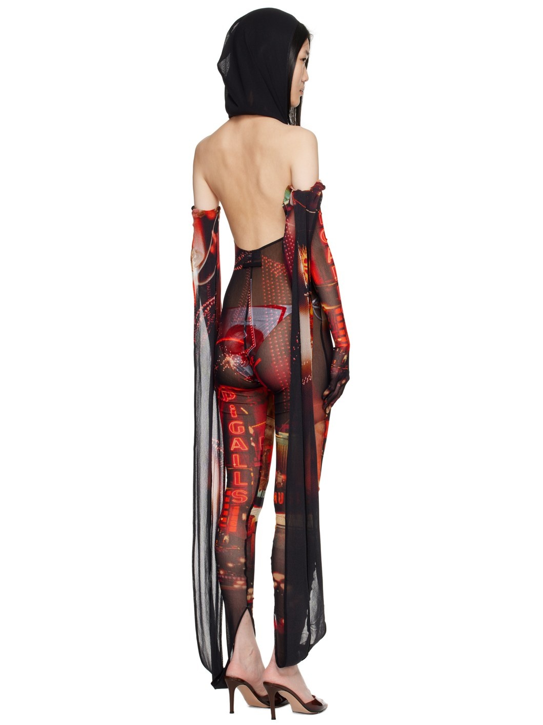 Red 'The Pigalle' Jumpsuit - 3