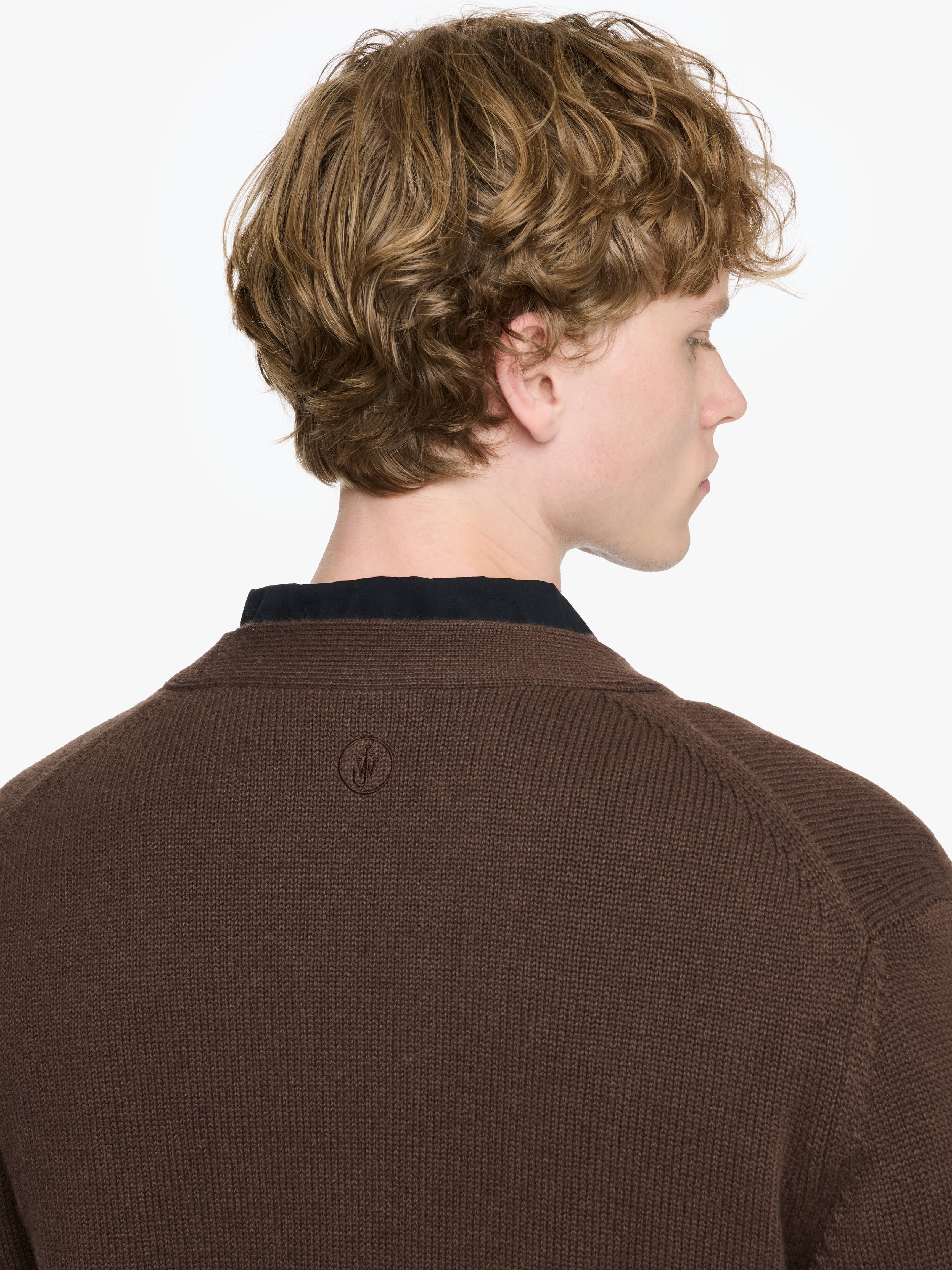 CONTRAST LAYERED CARDIGAN - 4