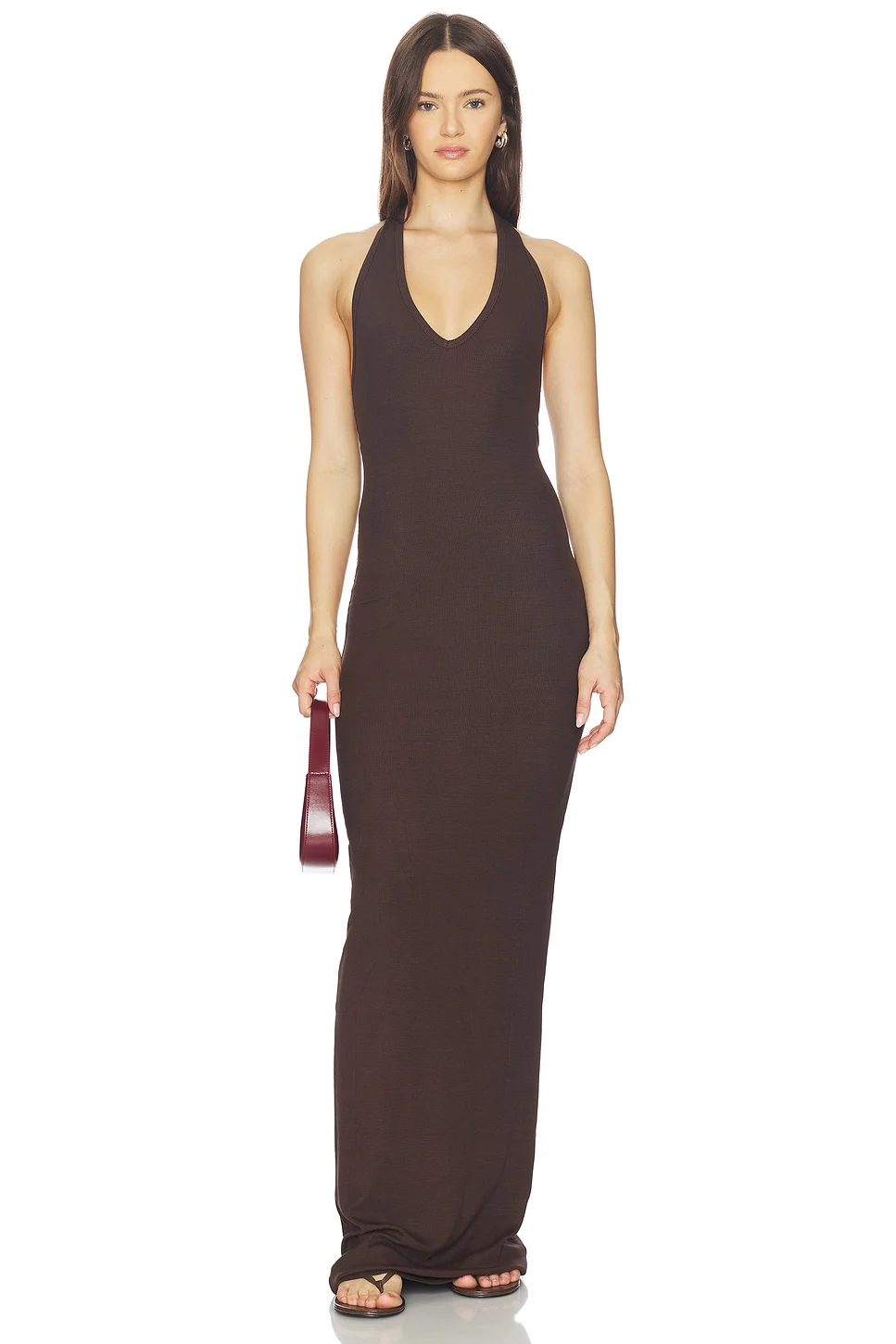 Halter Maxi Dress - 1