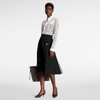 Louis Vuitton Preppy Martingale Midi Skirt outlook