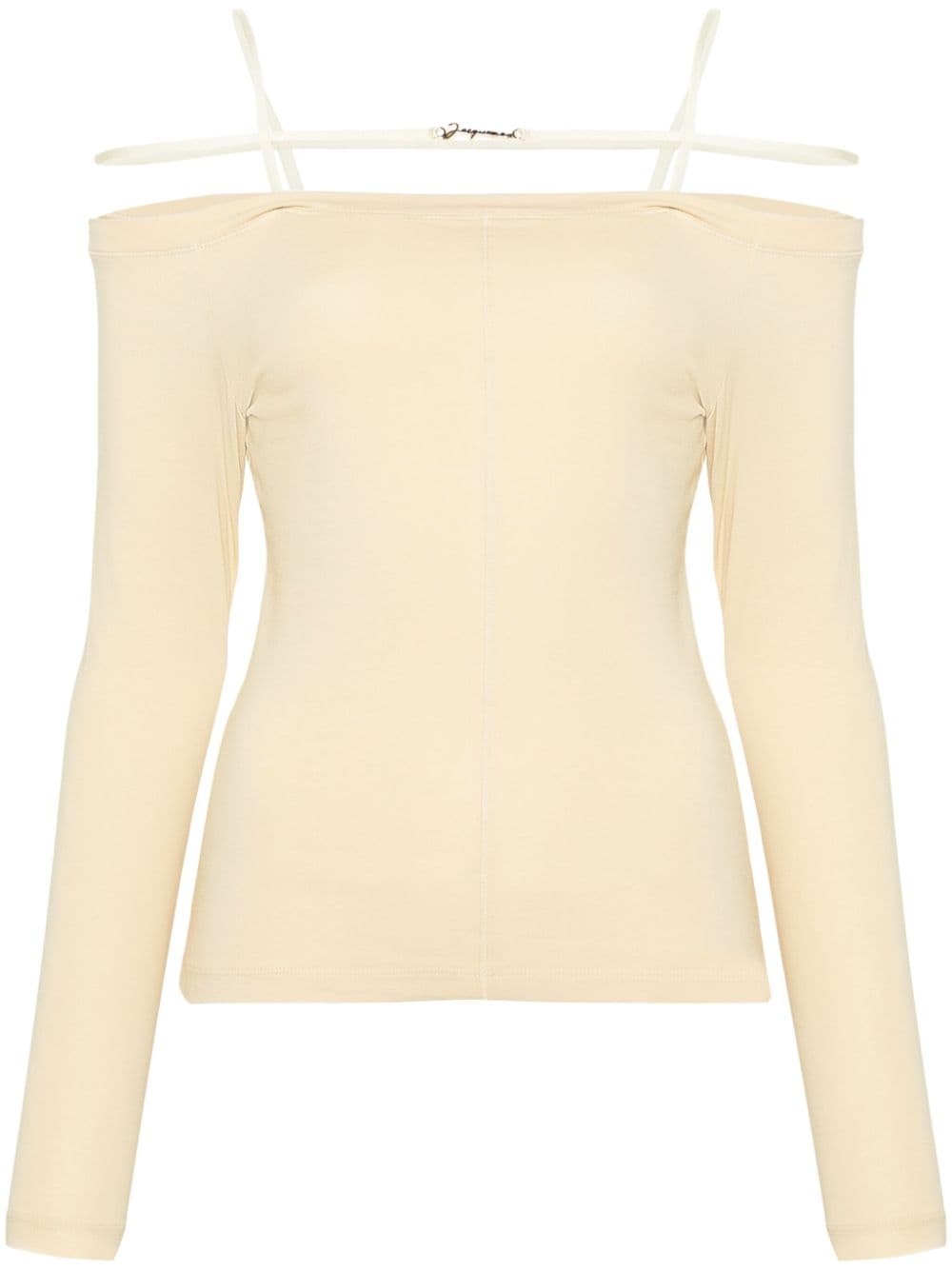 JACQUEMUS Le Sierra off-shoulder top farfetch REVERSIBLE
