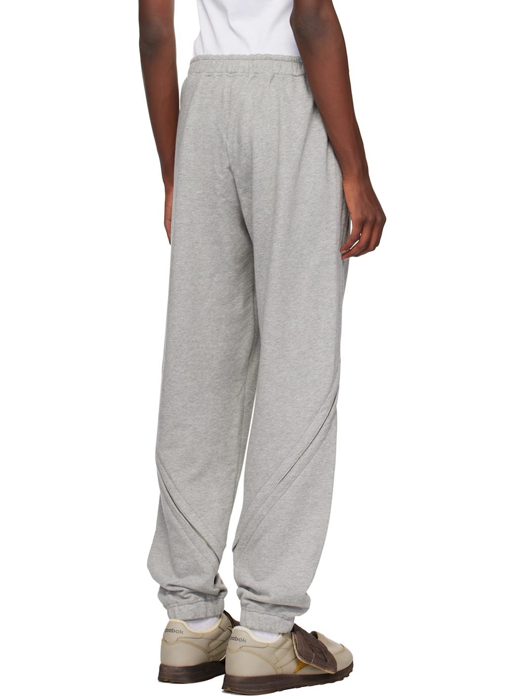 Gray Split Sweatpants - 3