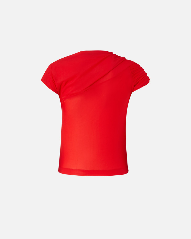 PINKO ASYMMETRIC SWEATER IN TRANSLUCENT JERSEY outlook