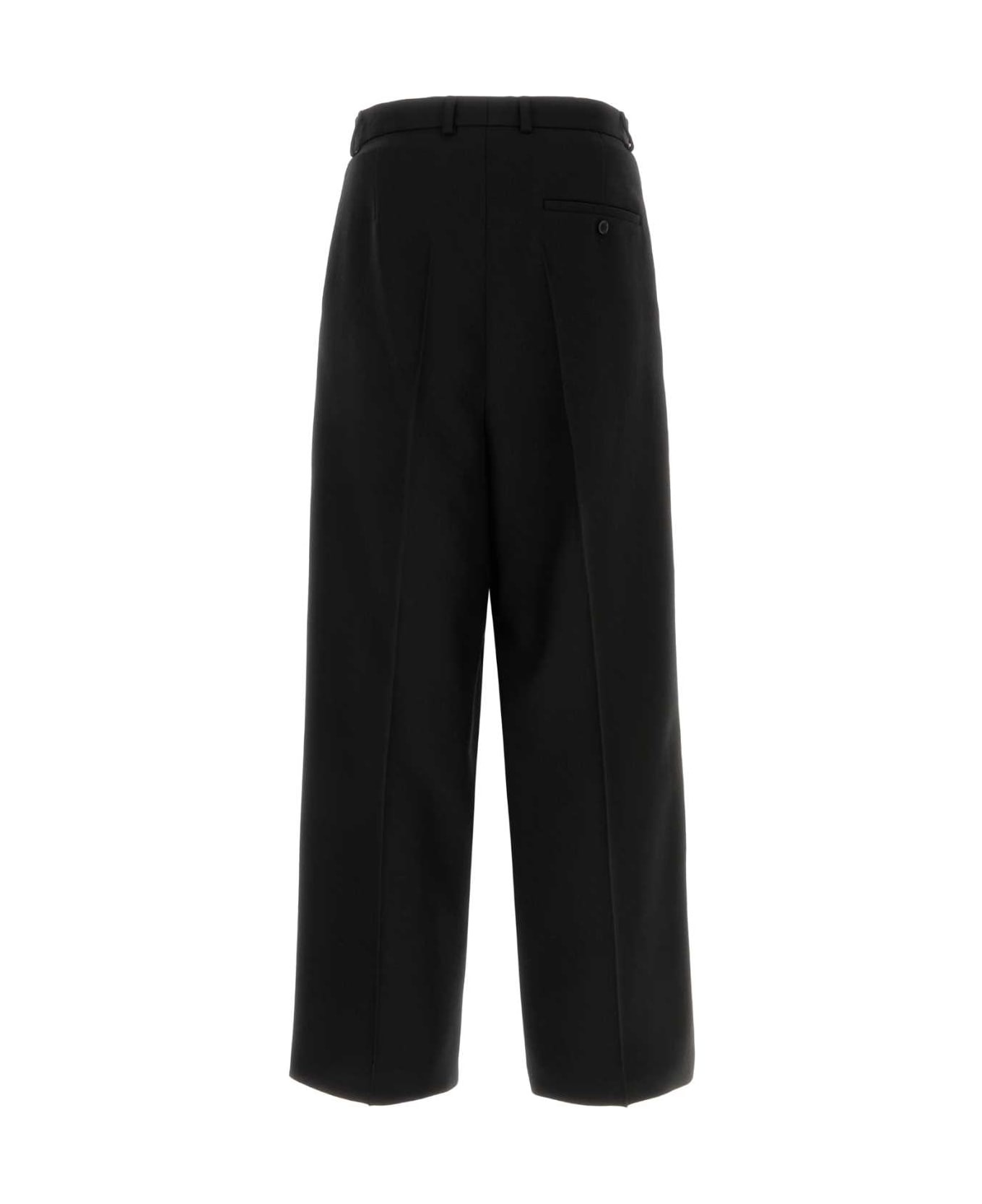 Black Wool Pant - 2