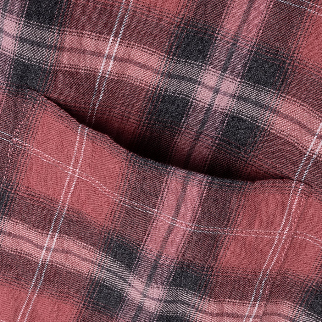 BEACH PLAID SHIRT - RED - 3