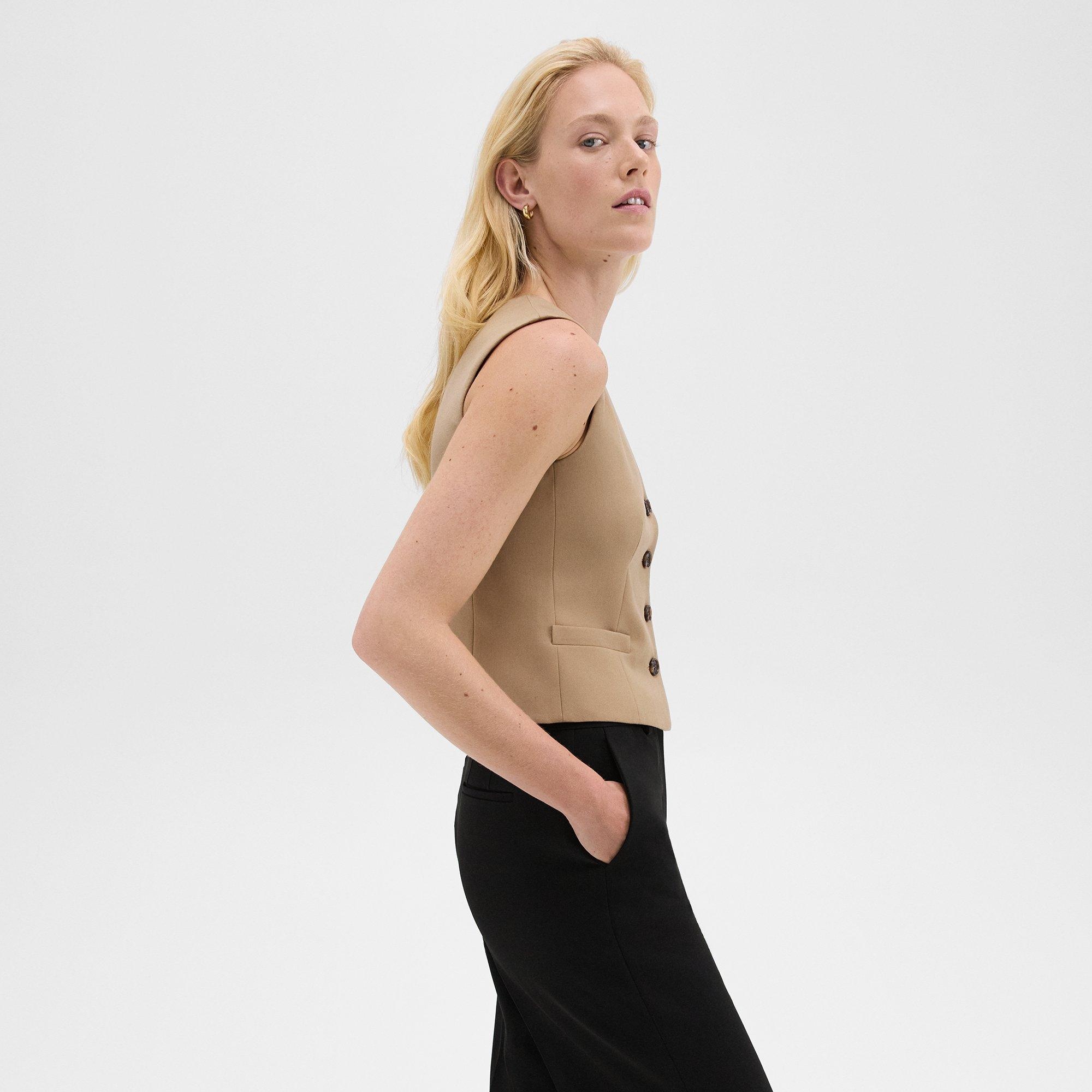 Slim Vest in Sleek Flannel - 3