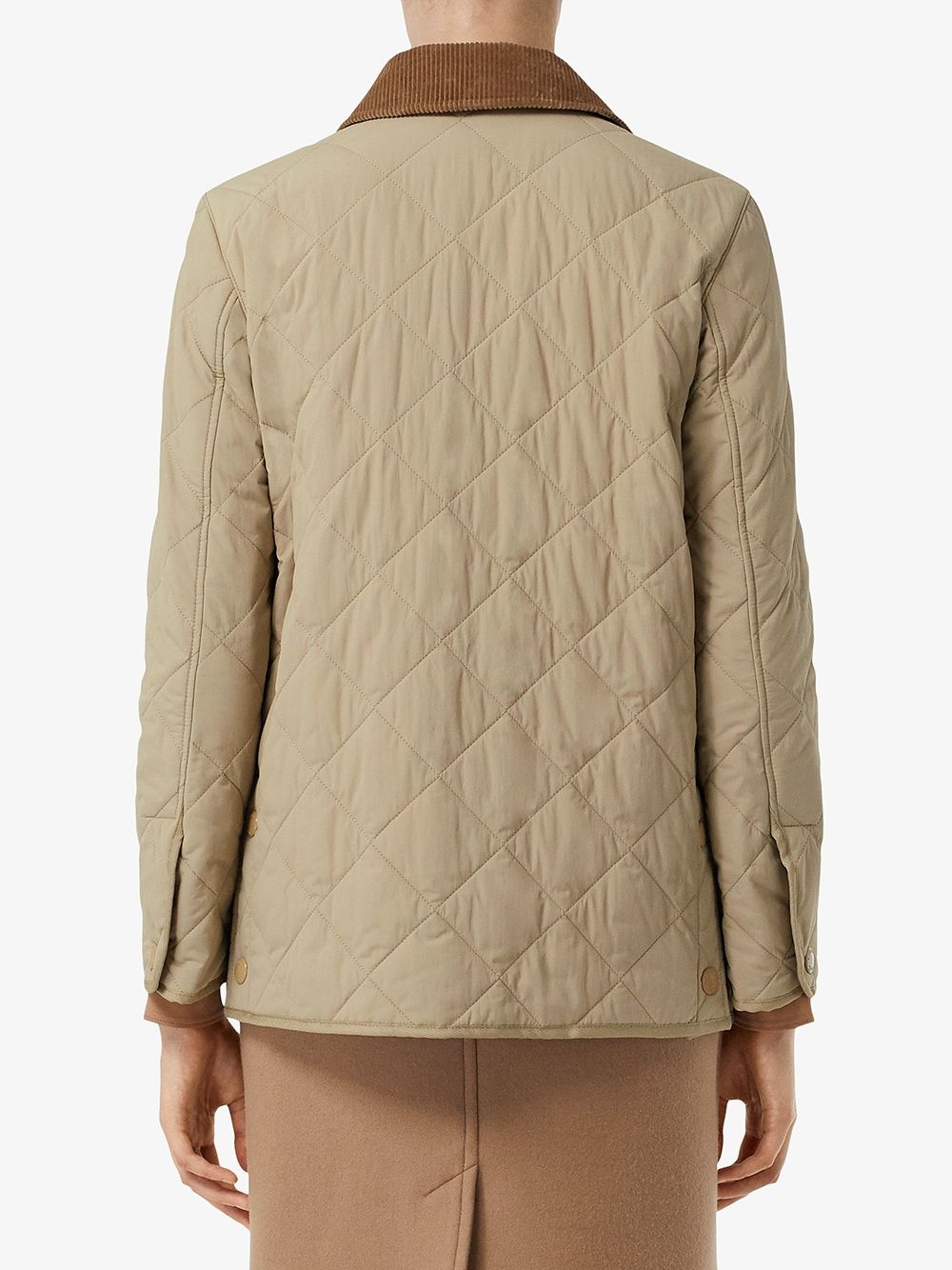 diamond quilted barn jacket - 4