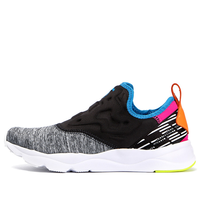 (WMNS) Reebok FuryLite Slip-On Lux 'Coal' AQ9243 - 1