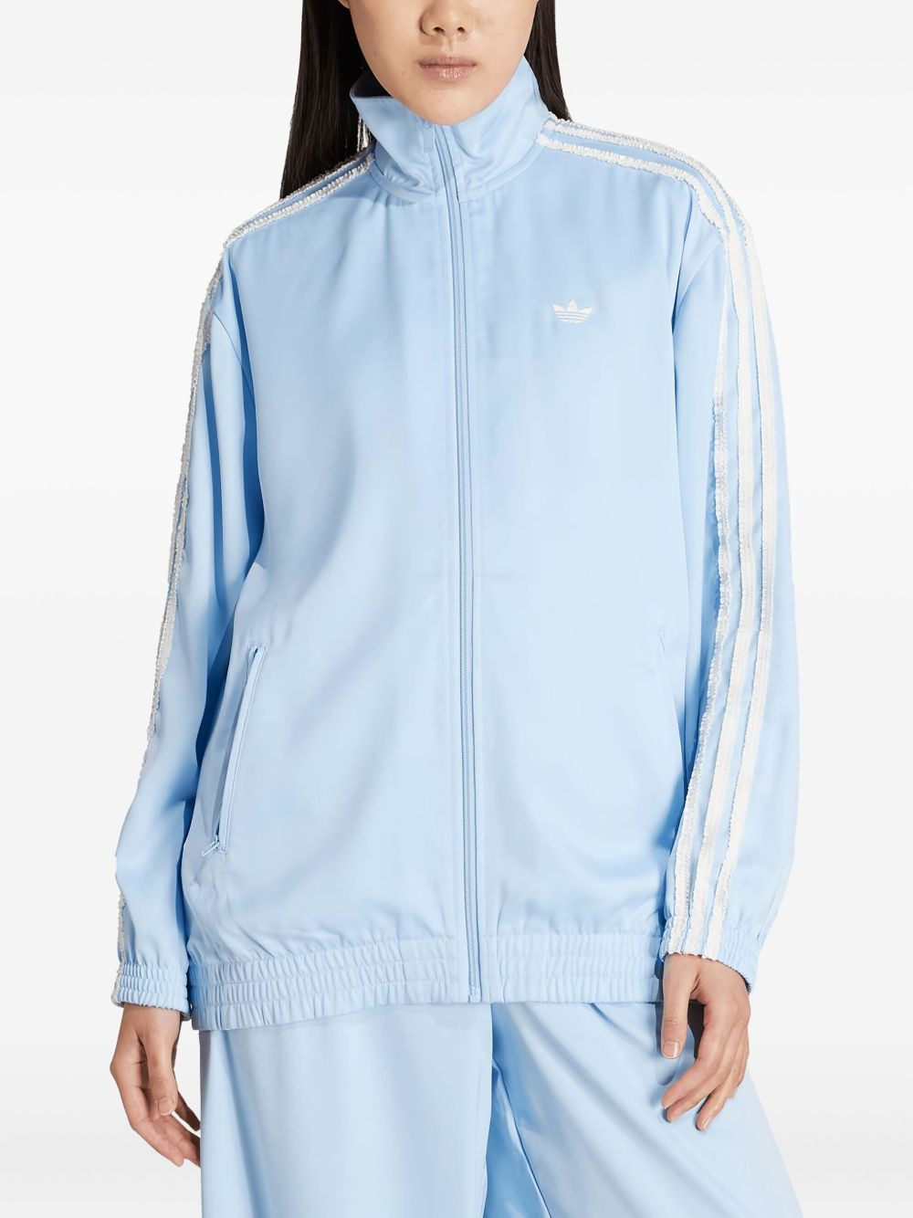 trimmed track jacket - 2