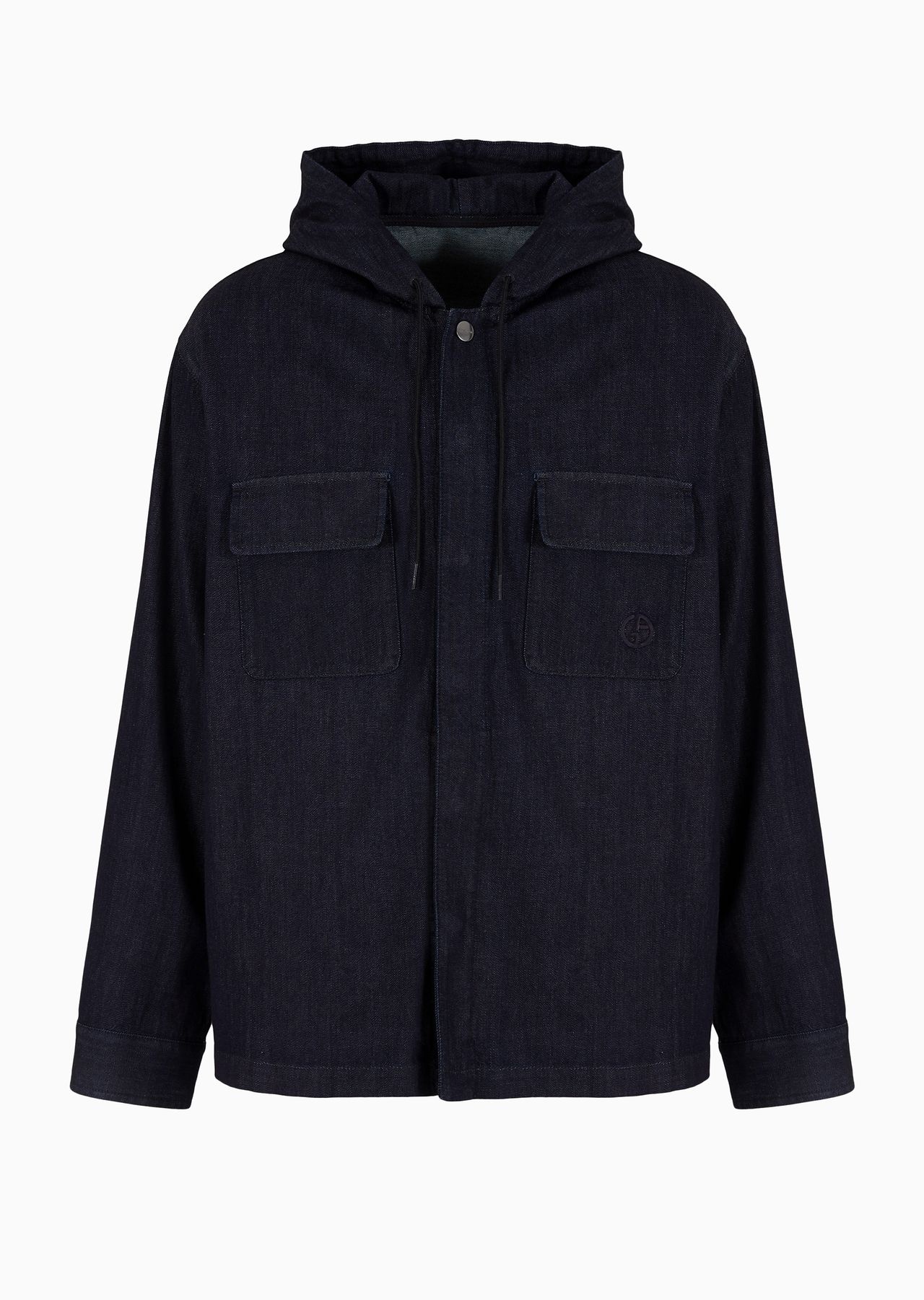Denim Collection cotton denim hooded blouson - 1