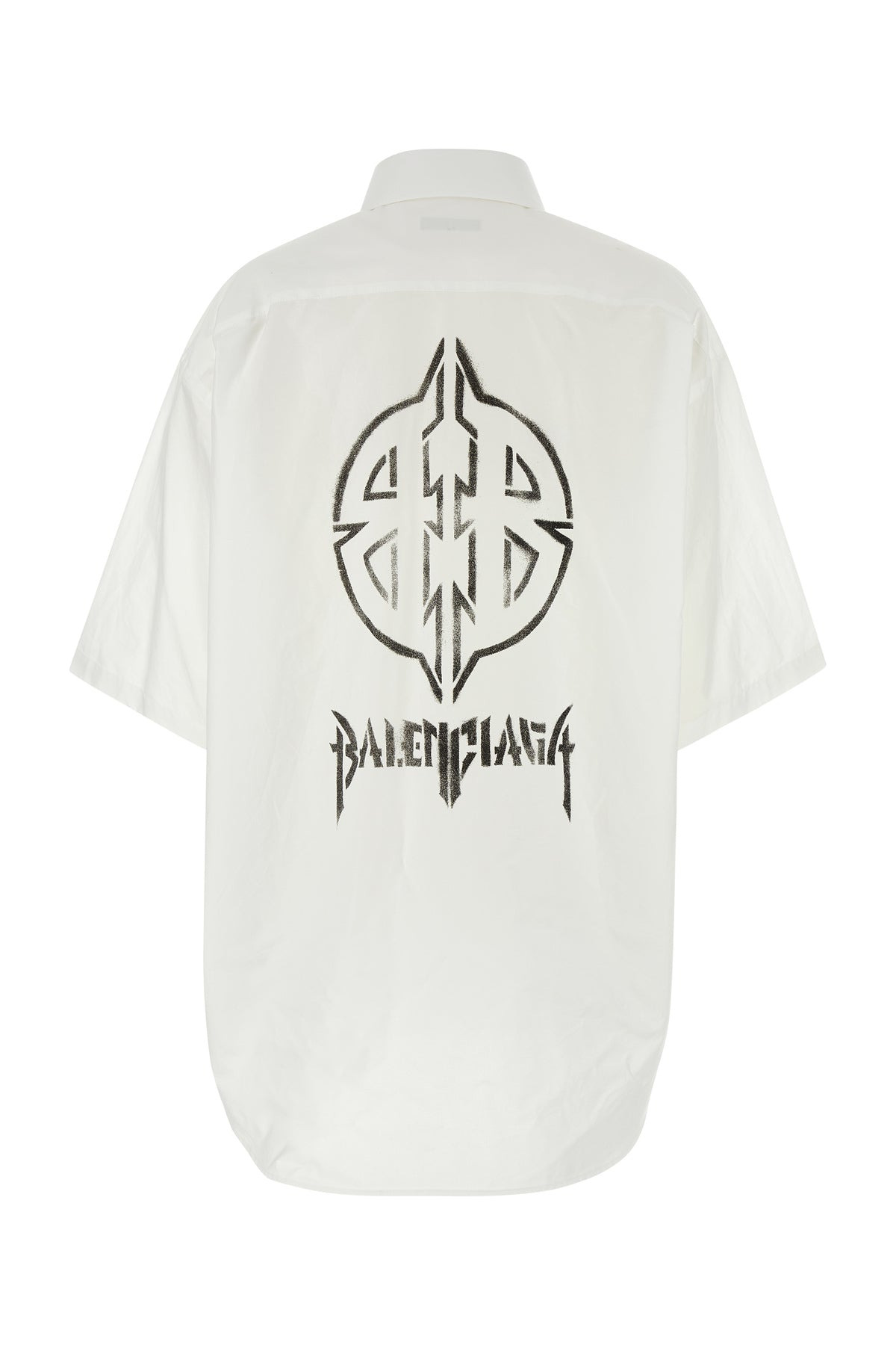 White poplin oversize shirt - 2