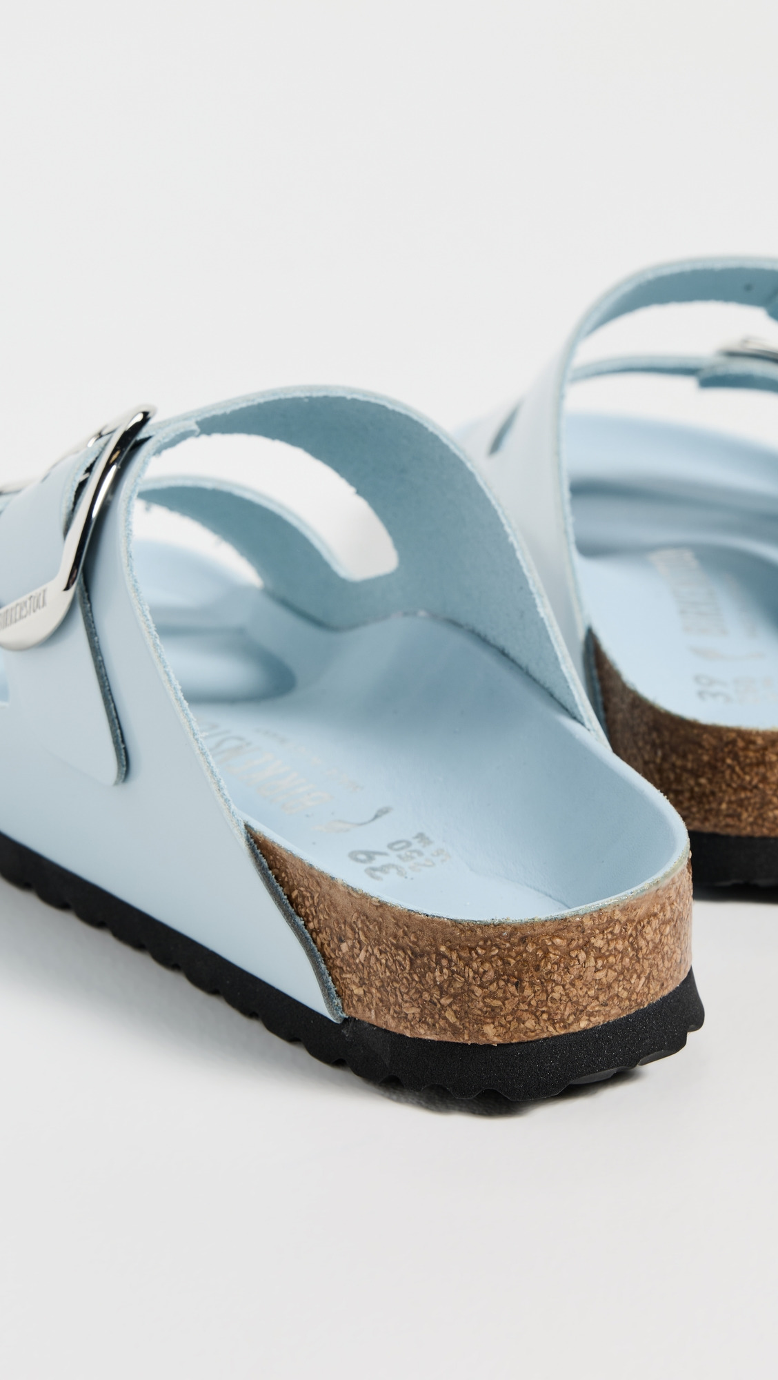 Arizona Big Buckle High Shine Sandals - 3