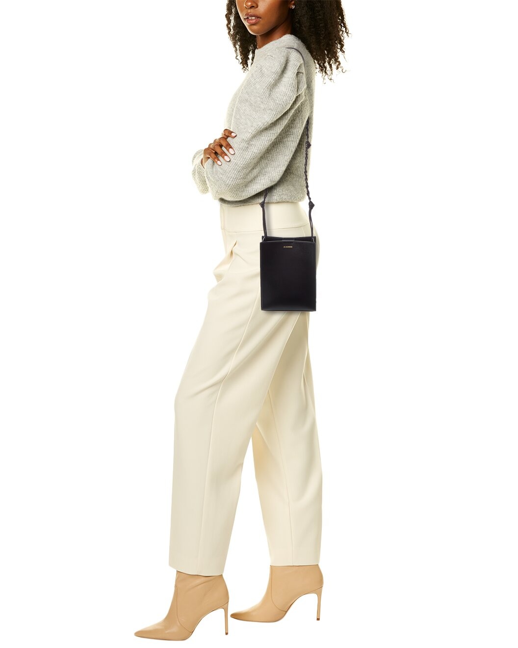 Jil Sander Tangle Small Leather Crossbody - 4