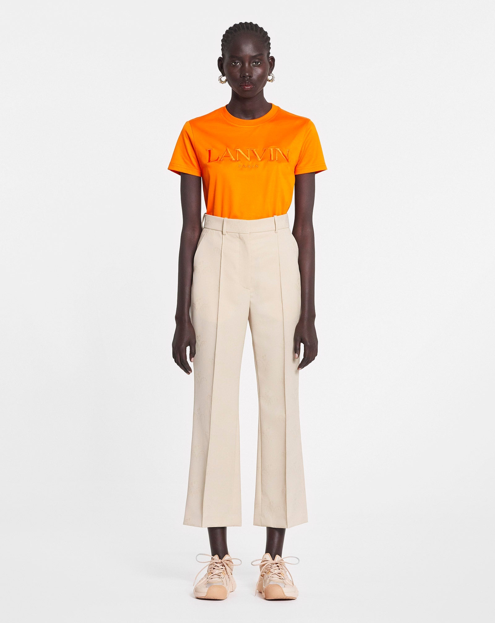 CLASSIC LANVIN PARIS EMBROIDERED T-SHIRT - 2