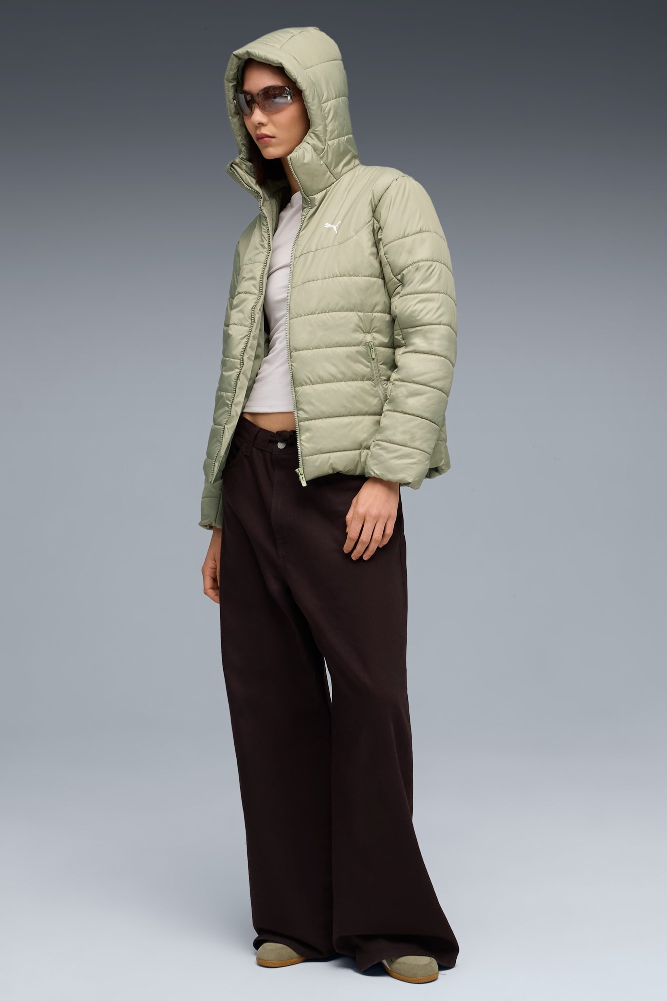 ESS Hooded Padded Jacket Women - 5