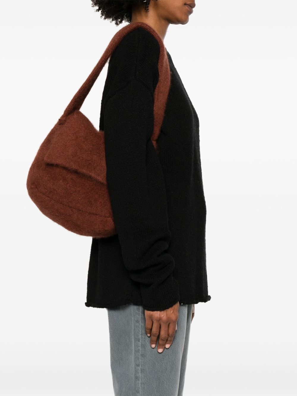 textured shoulder bag - 2
