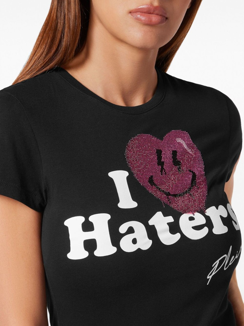 Smile Sexy Pure crystals-embellished T-shirt 5