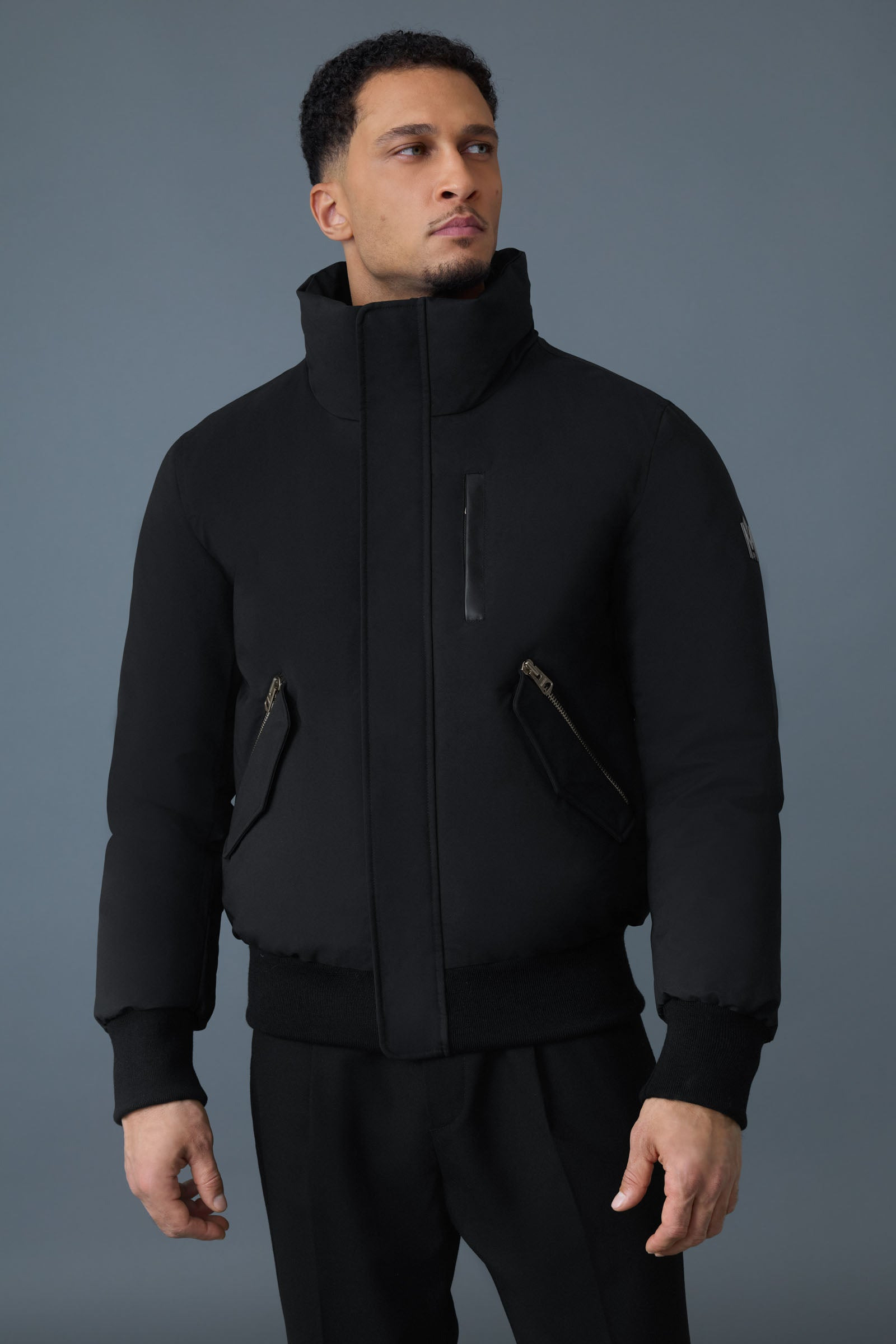 DIXON 2-in-1 Nordic Tech down bomber with blue fox fur - 7
