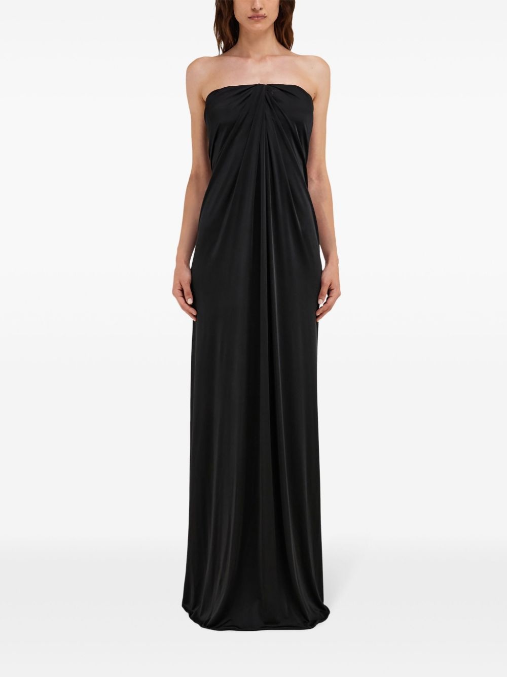 strapless maxi dress - 2